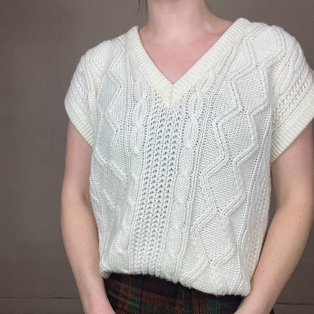VINTAGE Headliners Knit Acrylic Sweater Vest
